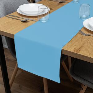 Biante Dekorační běhoun na stůl Rongo RG-065 Světle modrý 20x120 cm
