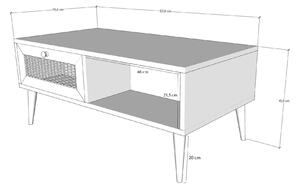 Konferenční stolek Sybila (Dub). 1072284
