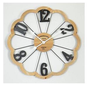 Nástěnné hodiny 1xAA pr. 60 cm béžová/černá