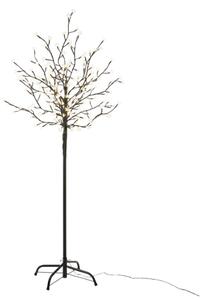 Dekorativní LED strom s květy, teple bílá, 150 cm