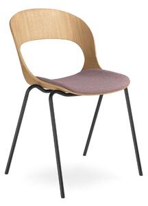 LD SEATING - Židle LOTUS LT-02-H s čalouněným sedákem