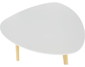 Bílý příruční stolek TAVAS