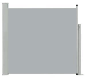 Zatahovací boční markýza/zástěna na terasu 170 x 300 cm šedá