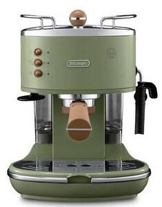 DeLonghi Pákový kávovar Espresso De'Longhi Icona Vintage ECOV 311.GR / 1050 W / 15 barů / 1,4 l / parní tryska / zelená