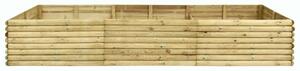 Vyvýšený záhon 300 x 150 x 48 cm impregnovaná borovice 19 mm