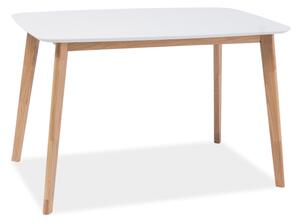 Bílý jídelní stůl MOSSO I 120X75