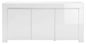 ŠIROKÁ KOMODA, vysoce lesklá bílá, 160/84/50 cm MID.YOU - Online Only komody, Online Only