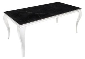 Massive home | Jídelní stůl MODERN BAROCCO 180 CM chrom slinutý kámen