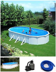 Bazénový set Planet Pool s bazénem Classic WHITE/Blue 610 x 360 x120 cm