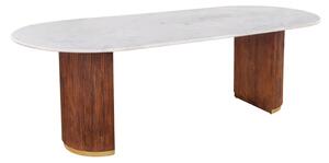 Massive home | Jídelní stůl GATSBY 220 CM mramor masiv mango