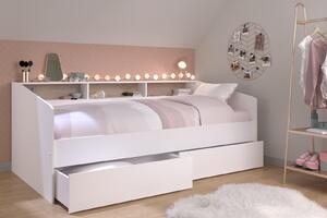 Dětská postel s šuplíky pro holku Sleep white