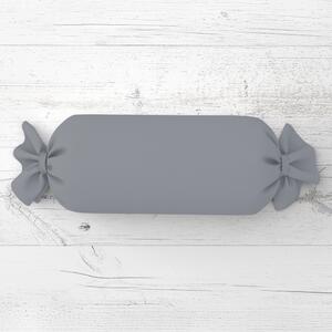 Biante Polštář válec bonbon Rongo RG-068 Šedý 15x40 cm