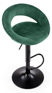 HALMAR Barová židle Natasha tmavě zelená