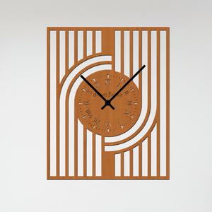 Dřevo života | Nástěnné hodiny GATSBY Zvolte barvu dekoru: Třešeň | Velikost hodin: 31x40 | Barva ručiček: Černé