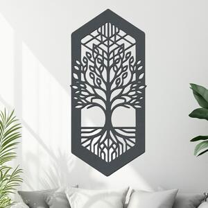 Dřevěný strom SJEDNOCENÍ | Rozměry (cm): 36x80 | Zvolte barvu dekoru: Antracitová