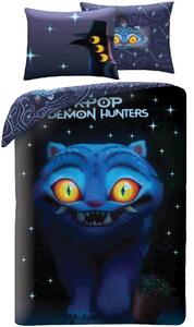 Ložní povlečení z mikrovlákna KPop Demon Hunters - motiv Derpy Tiger - 70x90 cm + 140x200 cm