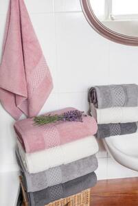 Faro Bavlněný ručník Rete 50x90 cm šedý