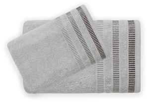 Faro Bavlněný ručník Sagitta 70x140 cm stříbrný