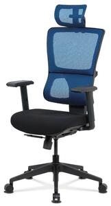Ergonomická kancelářská židle Autronic KA-M04 — Modrá