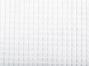 Biante Hřejivé ložní povlečení Minky kostky MKK-001 Bílé Jednolůžko 140x200 a 70x90 cm
