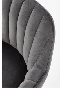 Barová židle JUANA ořech/tmavě šedá