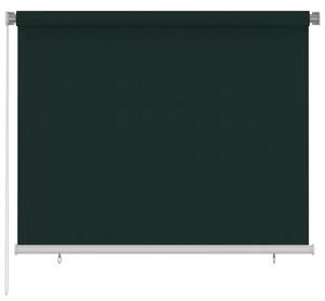 Venkovní roleta 185 (Š) x 140 (V) cm tmavě zelená HDPE 312815