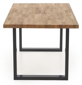 Jídelní stůl s dubovou deskou RADUS 160(240)x90