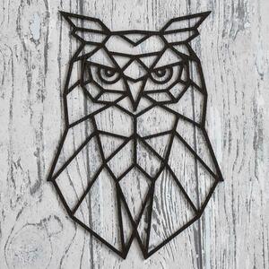 DUBLEZ | Dřevěný obraz - Polygonální sova