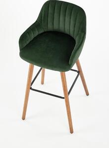 Zelená barová židle MANO 93