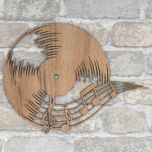 DUBLEZ | Dřevěný obraz na zeď - Gramofonová deska