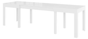 SZYNAKA Trendline Jídelní stůl rozkládací - GRAND MINI, 140/180/220x80, lesklá bílá