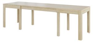 SZYNAKA Trendline Jídelní stůl rozkládací - GRAND MINI, 140/180/220x80, dub sonoma