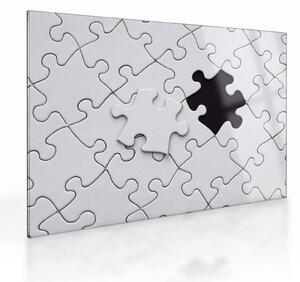 Skleněný obraz puzzle (70x50 cm)