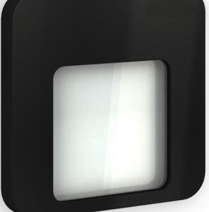Zamel LED světlo MOZA s rádiovým přijímačem, pod omítku, 230V, IP20 Barva: Černá, Teplota světla: Studená bílá