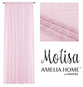 Záclona AmeliaHome Molisa III růžová