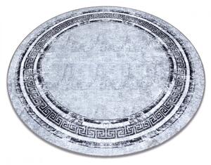 Kusový koberec Ater šedočerný kruh 200cm