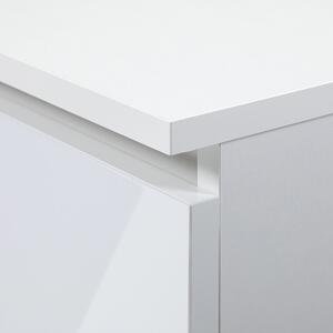 Ak furniture Komoda Tove K 160,4 cm bílá lesklá