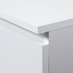 Ak furniture Komoda Rollo X 138,4 cm bílá matná