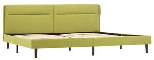 Rám postele zelený textil 140 x 200 cm
