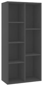 Knihovna černá 50 x 25 x 106 cm dřevotříska