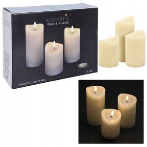 LED svíčka z včelího vosku Home Styling Collection