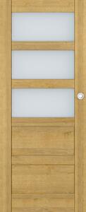 Posuvné interiérové dveře do pouzdra BRAGA model 4 Průchozí rozměr: 70 x 197 cm