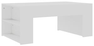 Konferenční stolek bílý 100 x 60 x 42 cm dřevotříska