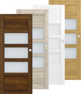 Posuvné interiérové dveře do pouzdra BRAGA model B Průchozí rozměr: 70 x 197 cm