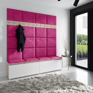 Čalouněný panel Emi 3,5 cm - Růžová Trinity 10 Rozměr panelu: 30x30 cm