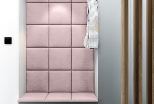Čalouněný panel Emi 3,5 cm - Pastelová růžová Trinity 19 Rozměr panelu: 30x30 cm