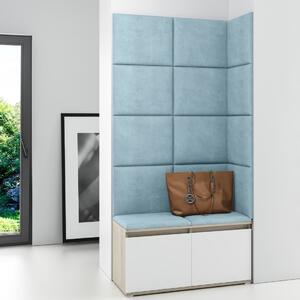 Čalouněný panel Emi 3,5 cm - Pastelová modrá Trinity 22 Rozměr panelu: 30x30 cm