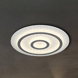 Globo LED stropní svítidlo Jayden, bílé/antracitové, stmívatelné, stmívatelný, Bílá / opál, Obývací pokoj / jídelna, kov