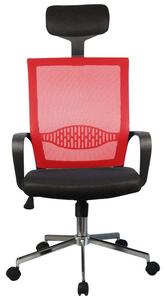 Ak furniture Kancelářská židle OCF-9 červená