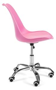 Ak furniture Otočná židle FD005 růžová